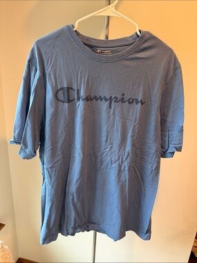 Champion Blue Short-Sleeve Logo Tee